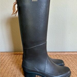 Aigle Miss Juliette Brun (brown) rain boots